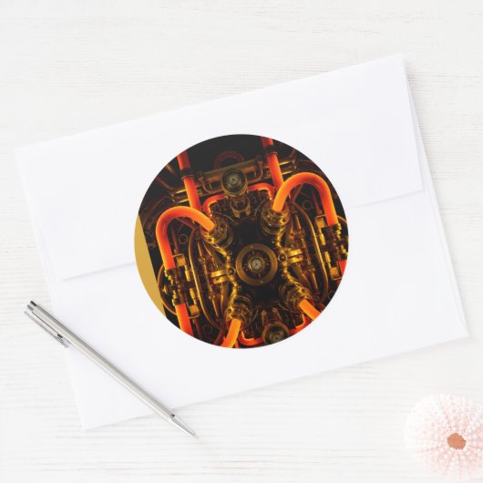 Benutzerdefinierter transparenter Aufkleber - Pers (Umschlag)