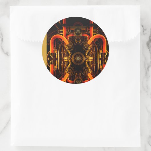 Benutzerdefinierter transparenter Aufkleber - Pers (Tasche)