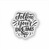 Benutzerdefinierter Traumaufkleber mit individuell Aufkleber (Vorderseite)