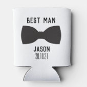 Benutzerdefinierter Trauzeuge Dosenkühler (Rückseite)