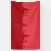 Benutzerdefinierter Tropfen Tomato Red Banner - Be (Vertikal)