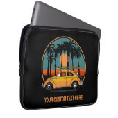 Benutzerdefinierter tropischer Text Laptopschutzhülle (Vorne Rechts)