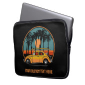 Benutzerdefinierter tropischer Text Laptopschutzhülle (Vorderseite Links)