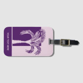 Benutzerdefinierter tropischer Textbaum Gepäckanhänger (Vorderseite (Horizontal))