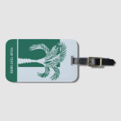 Benutzerdefinierter tropischer Textbaum Gepäckanhänger (Vorderseite (Horizontal))