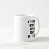 Benutzerdefinierter True Boss Kaffeetasse (VorderseiteRechts)