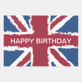 Benutzerdefinierter Unionsbuchsen Geschenkpapier Set (Vorderseite 2)