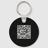 Benutzerdefinierter Unternehmens-Logo-QR-Code Mode Schlüsselanhänger (Rückseite)