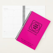 Benutzerdefinierter Unternehmenslogo-Branding-Plan Planer (Anzeige)