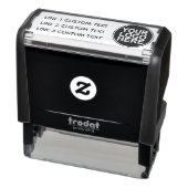 Benutzerdefinierter Unternehmenstext mit Logo Permastempel (Produkt)