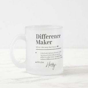 Benutzerdefinierter Unterschiedmacher, Mentor-Schä Mattglastasse