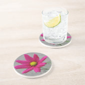 Benutzerdefinierter Untersetzer der rosa Blume (Seite)