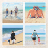 Benutzerdefinierter Untersetzer für Fotocollage (Vorderseite)