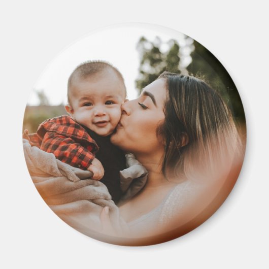 Benutzerdefinierter unvergesslicher Foto-Magnet Magnet (Vorne)