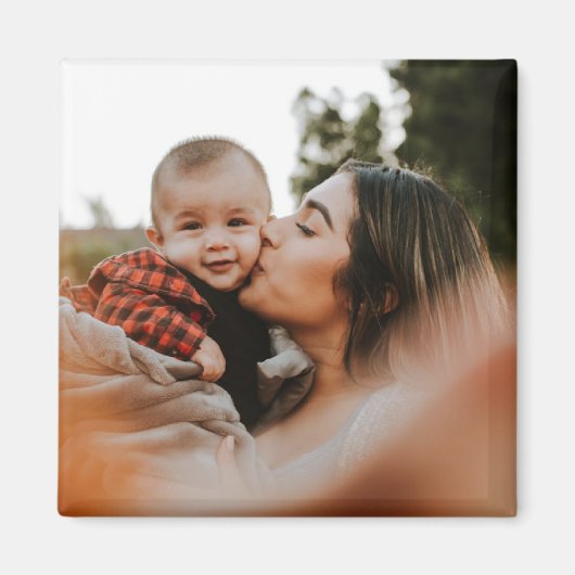 Benutzerdefinierter unvergesslicher Foto-Magnet Magnet (Vorne)