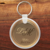 Benutzerdefinierter Usher Keepake Schlüsselanhänge Schlüsselanhänger (Vorderseite)