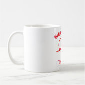 Benutzerdefinierter Valentinstag-Herzschlag-Becher Kaffeetasse (Links)