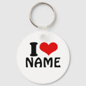 Benutzerdefinierter Valentinstag I Liebe Herz Schlüsselanhänger (Vorderseite)