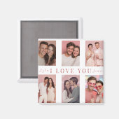 Benutzerdefinierter Valentinstag-Magnet | Geschenk Magnet (Vorderseite/Rückseite)