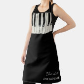 Benutzerdefinierter Vater Bester  je Piano-Tastatu Schürze (InSitu)