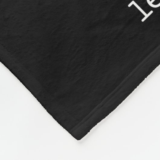 Benutzerdefinierter Vater - BildCollage Schwarz Fleecedecke (Ecke)