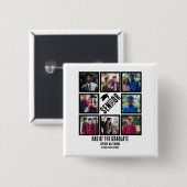 Benutzerdefinierter Vater des Senior-Absolventen 8 Button (Vorne & Hinten)