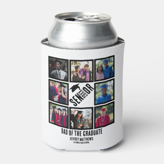 Benutzerdefinierter Vater des Senior-Absolventen 8 Dosenkühler (Kanne Vorderseite)