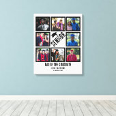 Benutzerdefinierter Vater des Senior-Absolventen 8 Leinwanddruck (Insitu (Holzboden))