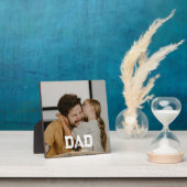 Benutzerdefinierter Vater Established Modern Bold Fotoplatte (InSitu)