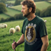 Benutzerdefinierter Vater für Border Collie T-Shirt