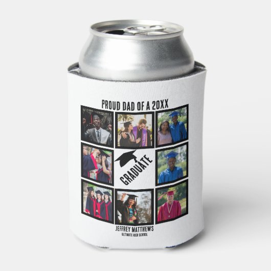 Benutzerdefinierter Vater für den Abschluss FotoCo Dosenkühler (Kanne Vorderseite)