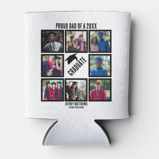 Benutzerdefinierter Vater für den Abschluss FotoCo Dosenkühler (Vorderseite)