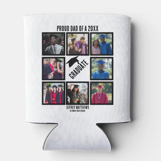 Benutzerdefinierter Vater für den Abschluss FotoCo Dosenkühler (Rückseite)