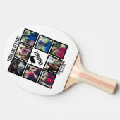 Benutzerdefinierter Vater für den Abschluss FotoCo Tischtennis Schläger (Seitenansicht)