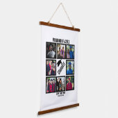 Benutzerdefinierter Vater für den Abschluss FotoCo Wandteppich Mit Holzrahmen (Gewinkelt)