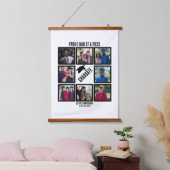 Benutzerdefinierter Vater für den Abschluss FotoCo Wandteppich Mit Holzrahmen (Schlafzimmer)