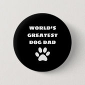 Benutzerdefinierter Vater für personalisierte Hund Button (Vorderseite)