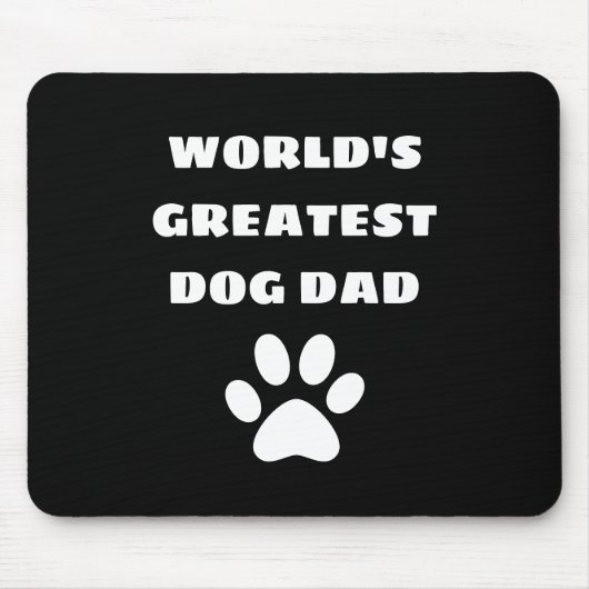 Benutzerdefinierter Vater für personalisierte Hund Mousepad (Vorne)