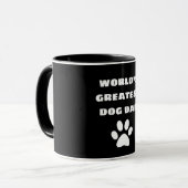 Benutzerdefinierter Vater für personalisierte Hund Tasse (Vorderseite Links)