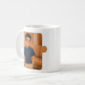 Benutzerdefinierter Vater-Kaffeebecher Personalisi Kaffeetasse (Vorderseite Links)