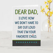 Benutzerdefinierter Vater Karte (Gelbe Blume)