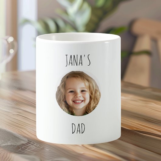 Benutzerdefinierter VATER | Personalisiertes Foto Kaffeetasse