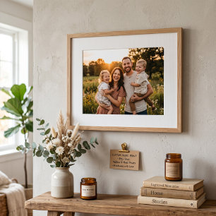 Benutzerdefinierter Vater-Sohn-Fotoabzug – Persona Fotodruck