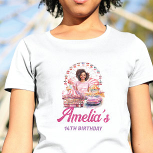 Benutzerdefinierter Vergnügungspark Afroamerikaner T-Shirt