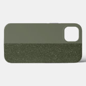 Benutzerdefinierter vertikaler Moss Green iPhone 1 Case-Mate iPhone Hülle (Rückseite (Horizontal))