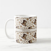 Benutzerdefinierter viktorianischer Steampunk-Hut  Kaffeetasse (Links)