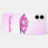 Benutzerdefinierter Vintage-Aschenschuh auf Rosa Case-Mate iPhone Hülle (Rückseite (Horizontal))