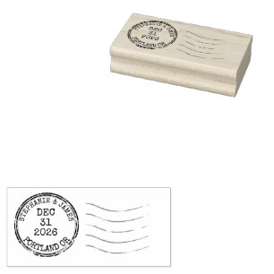 Benutzerdefinierter Vintage-Poststempel-Stempel Gummistempel
