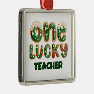Benutzerdefinierter Vintage St. Patricks Tag Ein G Ornament Aus Metall