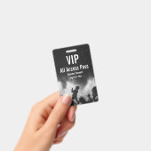Benutzerdefinierter VIP-All-Access-Pass-Konzertaus Ausweis (Handheld)